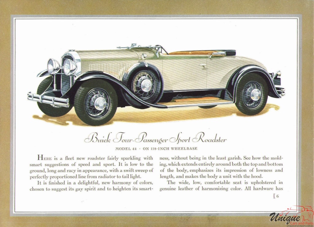 1930 Buick Prestige Brochure Page 25